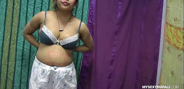  Indian Pornstar Rupali Taking Lingerie Off To Show Big Tits